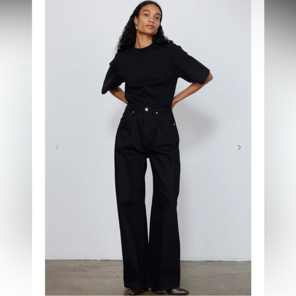 Ruadh Black Wide Leg Jeans Size 29